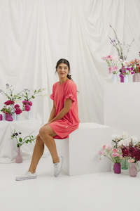 Home Lee: Home-Lee Nevaeh Dress Berry