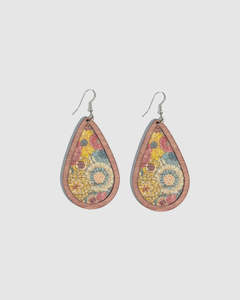 Womens Earrings: Stilen Jules Blue Yellow Earrings