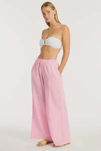 Womens Swimwear: Sea Level Sunset Beach Pant Pink