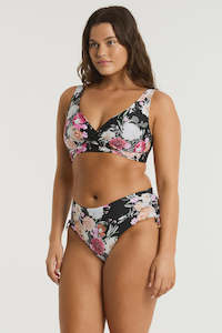 Womens Swimwear: Sea-Level Belle Mid Drawstring Pant Black