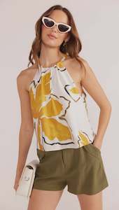 Mink Pink: Mink Pink Amara Belted Short Khaki