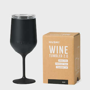 Eat: Huski Wine Tumbler 2.0 Black