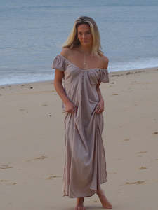 Volcom Moonblast Maxi Dress Taupe