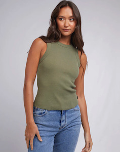 Silent Theory: Silent Theory Pia Tank Khaki