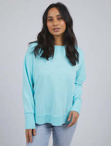 Sweaters: Foxwood Simplified Crew Light Blue