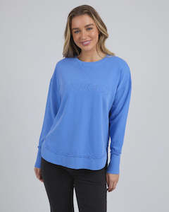 Loungewear: Foxwood Simplified Crew Cobalt Blue