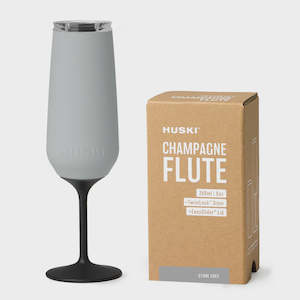 Eat: Huski Champagne Flute Stone Grey