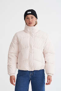 Huffer Demi Puffer Jacket Butter Cream