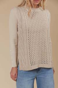 Isle Of Mine Luna Knit Vest Canvas