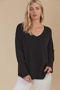 Knitwear: Isle of Mine Selene Jumper Onyx