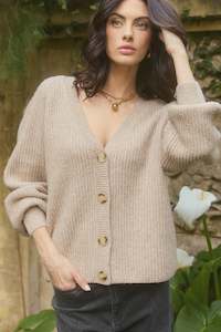 Isle of Mine Miru Cardigan Taupe