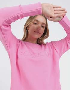 Foxwood Simplified Metallic Crew Bubblegum