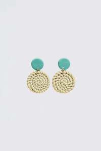 Womens Earrings: Stilen Caz Woven Earrings