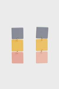 Stilen Caz Squares Earrings