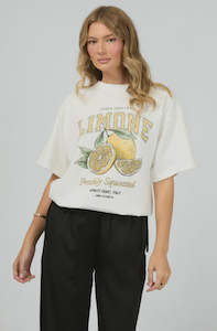 Jorge Limone Tee Vintage White