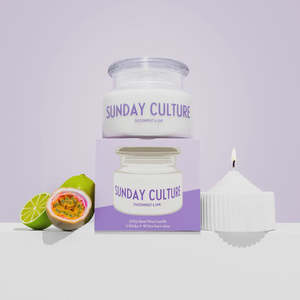 Sunday Culture 250g Candle Passionfruit & Lime