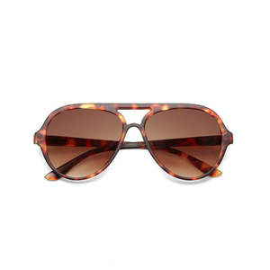 Sunglasses: Okkia Alessio Havana/Brown Sunglasses