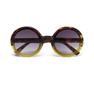 Okkia Monica Havana/Yellow Sunglasses