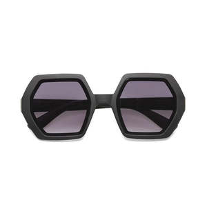 Sunglasses: Okkia Emma Black/Black Sunglasses