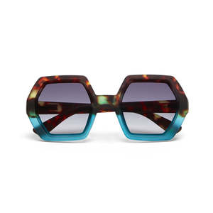 Okkia Emma Havana/Blue Sunglasses