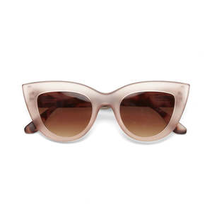 Sunglasses: Okkia Claudia Pink/Havana/Brown Sunglasses