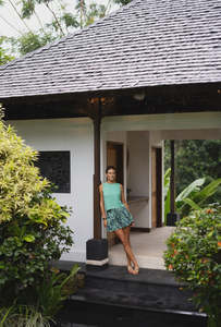 Humidity Fleur Shorts Mint/Navy