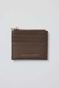 Wallets Bags: Among The Brave Leather Chocolate Card Holder