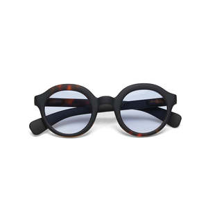 Sunglasses: Okkia Lauro Black/Blue Sunglasses