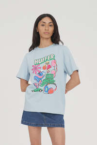 Huffer: Huffer Classic Tee Roadie Y2K Blue