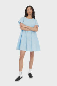 Huffer: Huffer Catalina Milly Dress Blue/Chalk