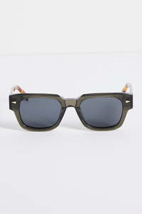 Re:Union Milano Grey Tort Arm Classic Stud Sunglasses