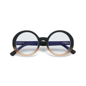 Sunglasses: Okkia Laura Reading Glasses Black/Rose