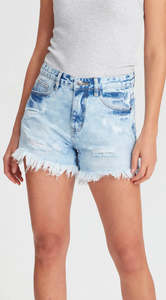 All Bottoms: Junkfood Sofia Shorts Blue