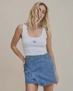 All About Eve Lenni Mini Skort Light Blue