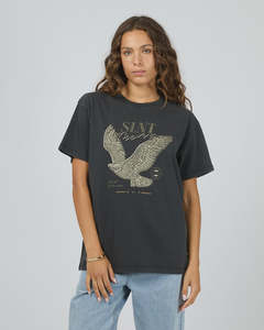 Silent Theory Hand Drawn Tee Washed Black