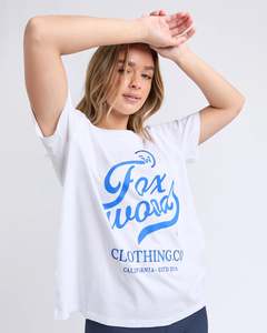 Foxwood California Tee White