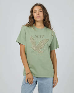 All About Eve Hand Drawn Tee Green