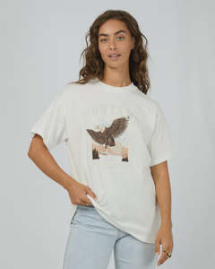 All About Eve: All About Eve Montana Relaxed Tee Vintage White