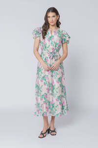 Sale: Seeking Lola Coastal Maxi Dress Zen Garden