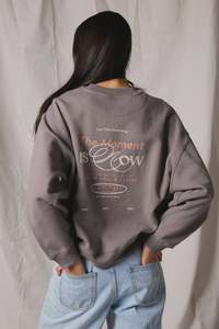 Sweaters: Silent Theory Moments Crew Coal