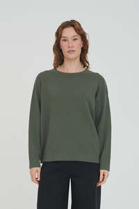 Sweaters: Huffer Neve Crew Sage