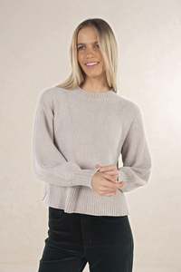Humidity Chennile Jumper Light Grey