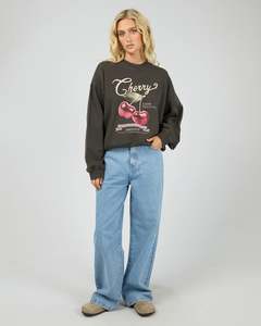 All About Eve Pippa Box Crew Washed Black