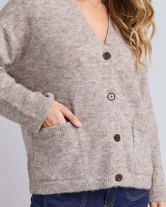 Womens Outerwear: Foxwood Emarie Cardi Oatmeal