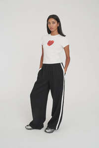 Huffer Off Duty Pant Black