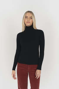 All Tops: Humidity Alana Skivvy Black