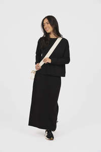 All Bottoms: Humidity Banter Skirt Black