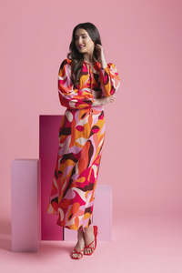 Seeking Lola Elegant Dress Warm Vibes