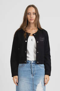Federation Coco Jacket Lil Fed Swoosh Black