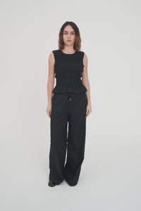 Huffer Lin-in Sabime Pant Black